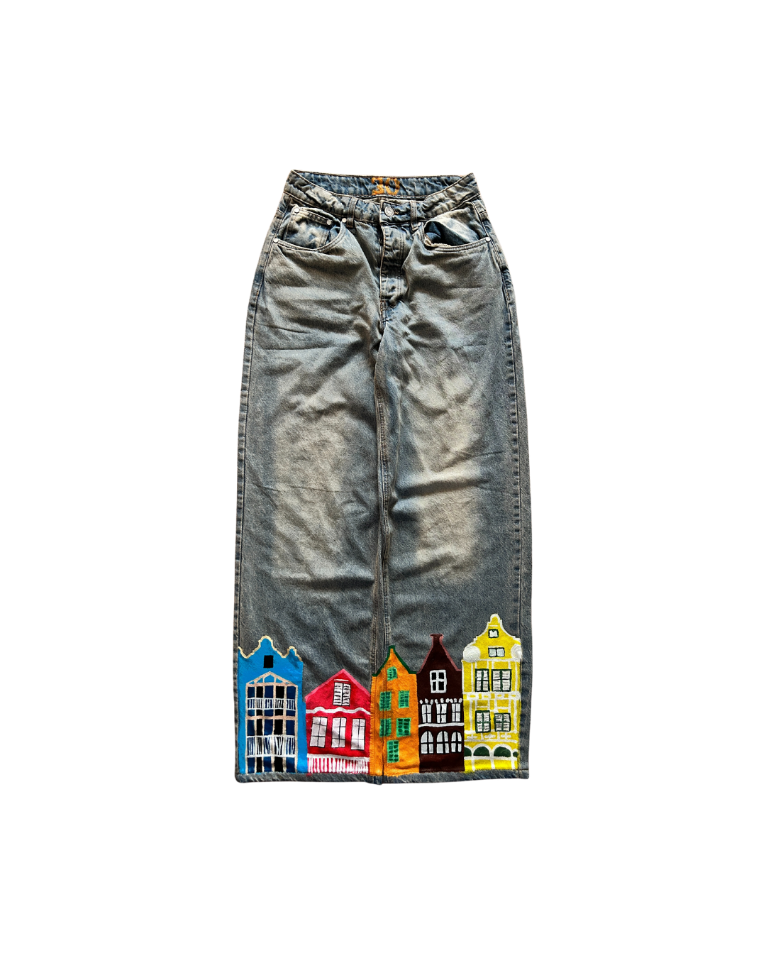 PUNDA SKYLINE DENIM PANTS